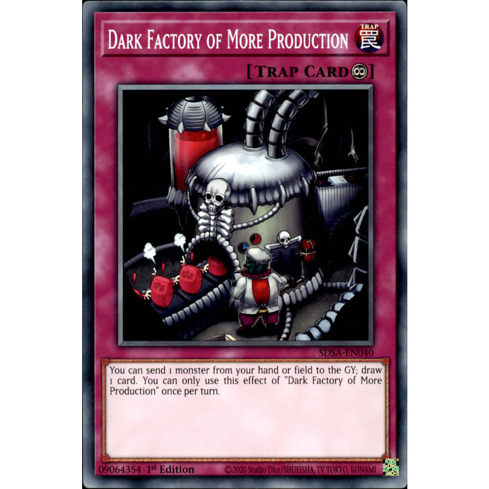 Dark Factory of More Production SDSA-EN040 Yu-Gi-Oh! Card from the Sacred Beasts Set