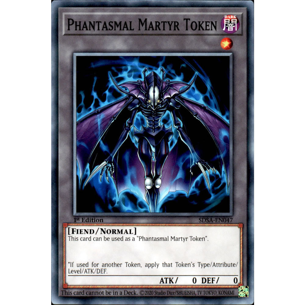 Phantasmal Martyr Token SDSA-EN047 Yu-Gi-Oh! Card from the Sacred Beasts Set