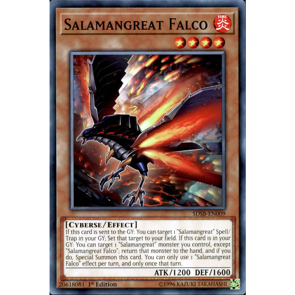 Salamangreat Falco SDSB-EN009 Yu-Gi-Oh! Card from the Soulburner Set