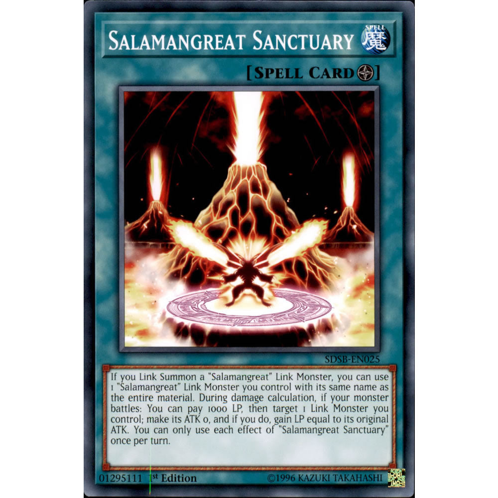 Salamangreat Sanctuary SDSB-EN025 Yu-Gi-Oh! Card from the Soulburner Set