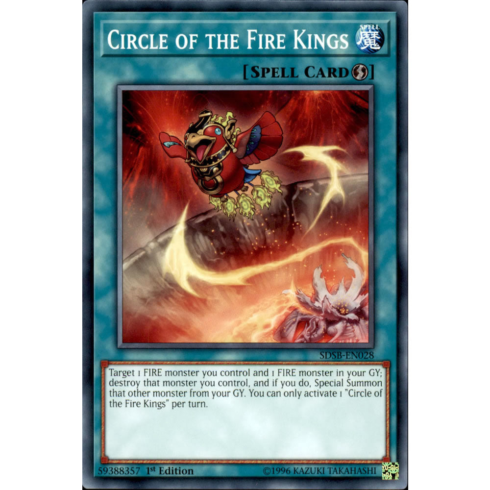 Circle of the Fire Kings SDSB-EN028 Yu-Gi-Oh! Card from the Soulburner Set