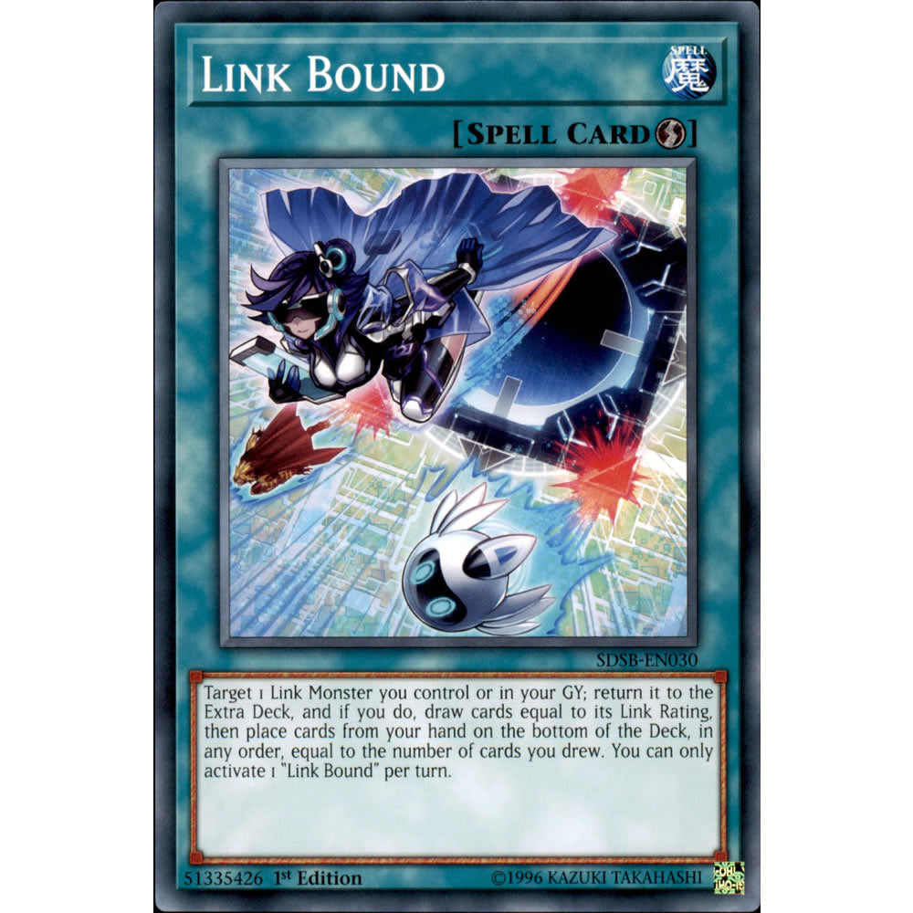 Link Bound SDSB-EN030 Yu-Gi-Oh! Card from the Soulburner Set
