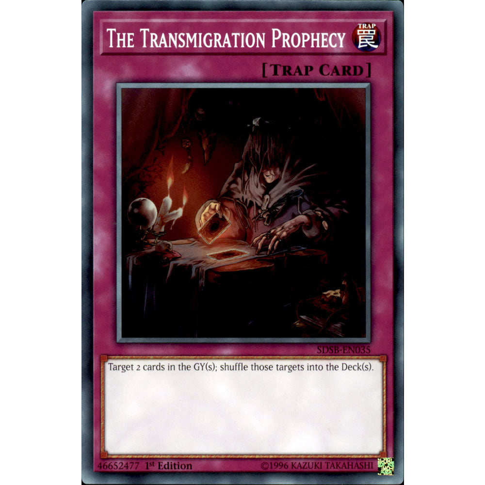 The Transmigration Prophecy SDSB-EN035 Yu-Gi-Oh! Card from the Soulburner Set