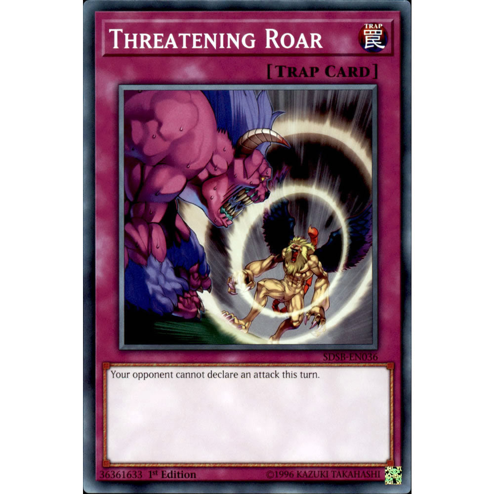 Threatening Roar SDSB-EN036 Yu-Gi-Oh! Card from the Soulburner Set