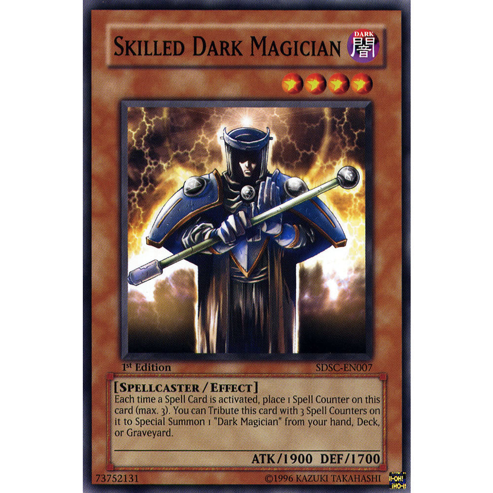 Skilled Dark Magician SDSC-EN007 Yu-Gi-Oh! Card from the Spellcasters Command Set