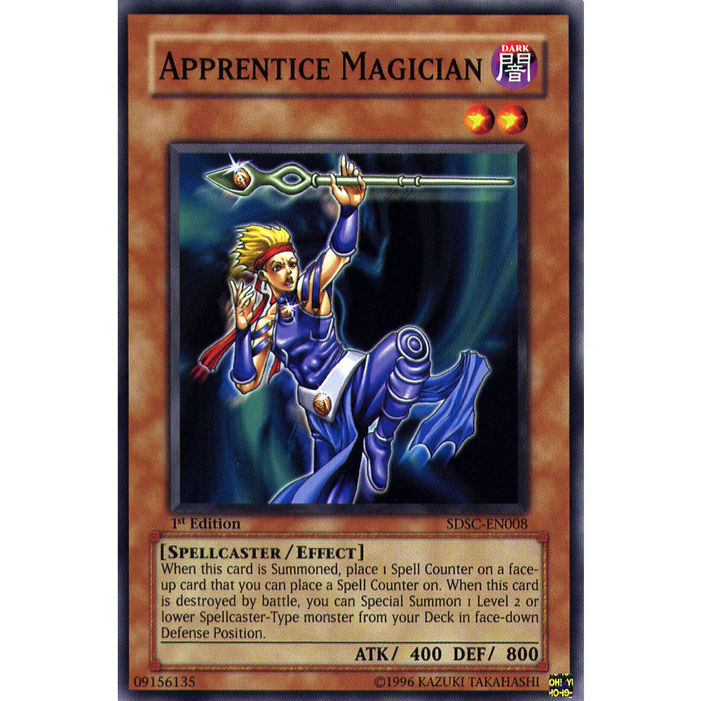 Apprentice Magician SDSC-EN008 Yu-Gi-Oh! Card from the Spellcasters Command Set