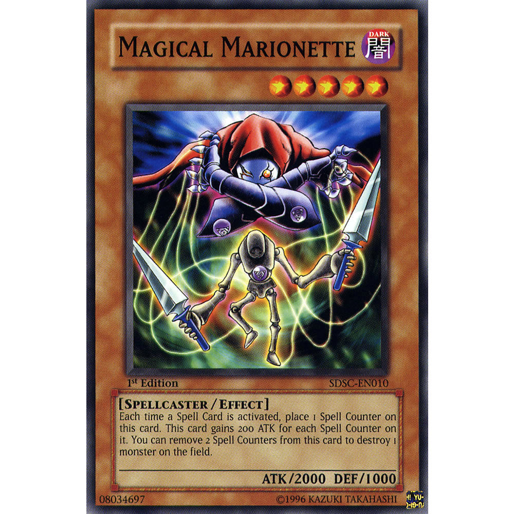 Magical Marionette SDSC-EN010 Yu-Gi-Oh! Card from the Spellcasters Command Set
