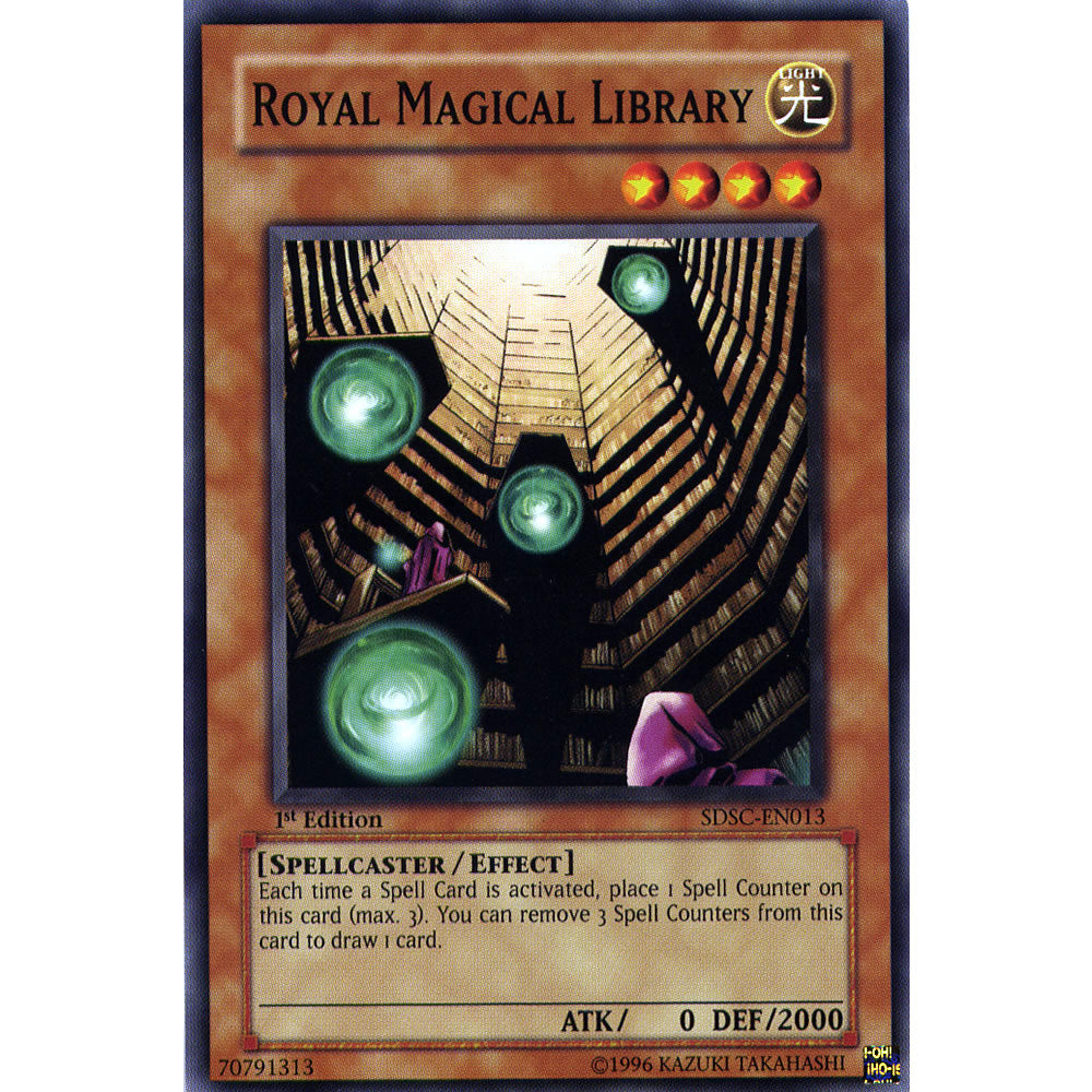 Royal Magical Library SDSC-EN013 Yu-Gi-Oh! Card from the Spellcasters Command Set