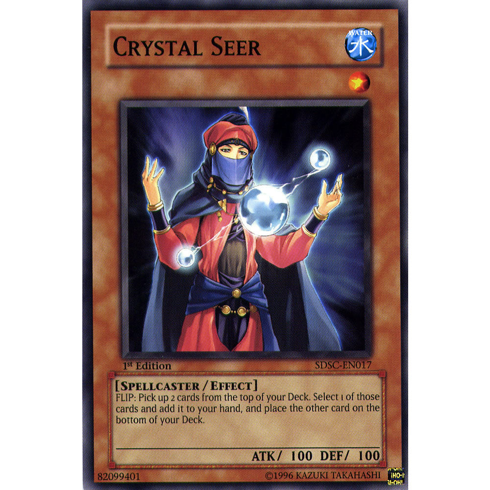 Crystal Seer SDSC-EN017 Yu-Gi-Oh! Card from the Spellcasters Command Set