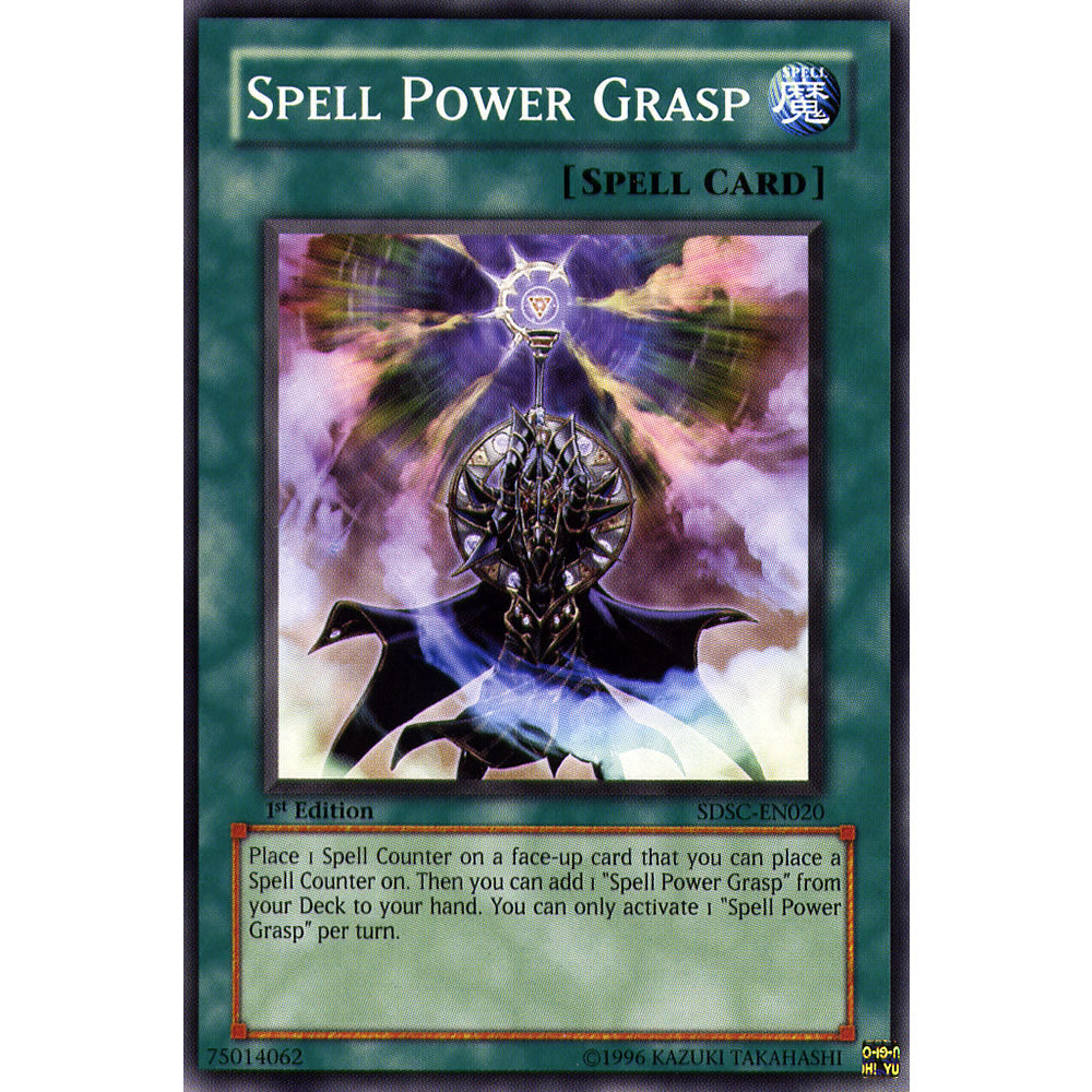 Spell Power Grasp SDSC-EN020 Yu-Gi-Oh! Card from the Spellcasters Command Set