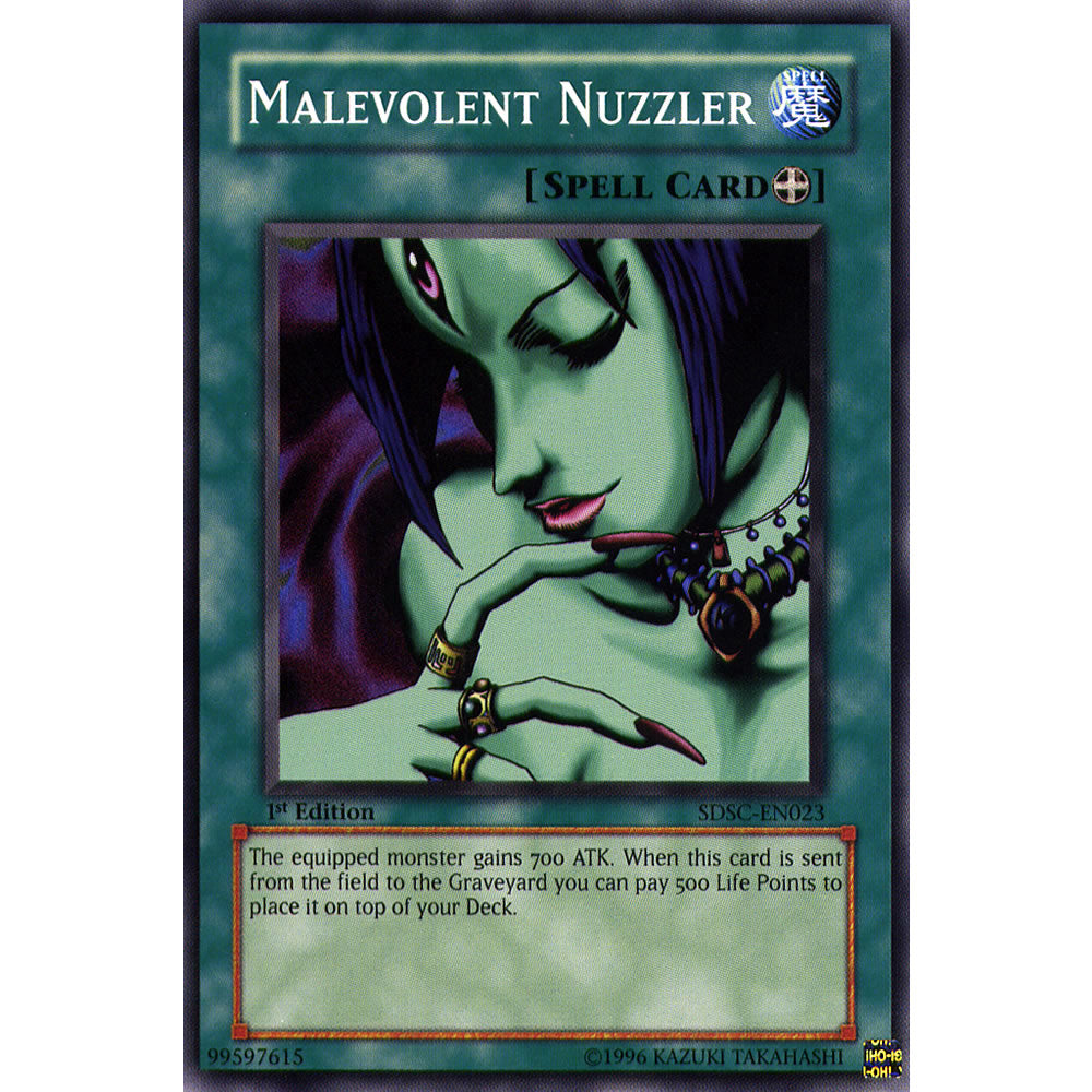 Malevolent Nuzzler SDSC-EN023 Yu-Gi-Oh! Card from the Spellcasters Command Set