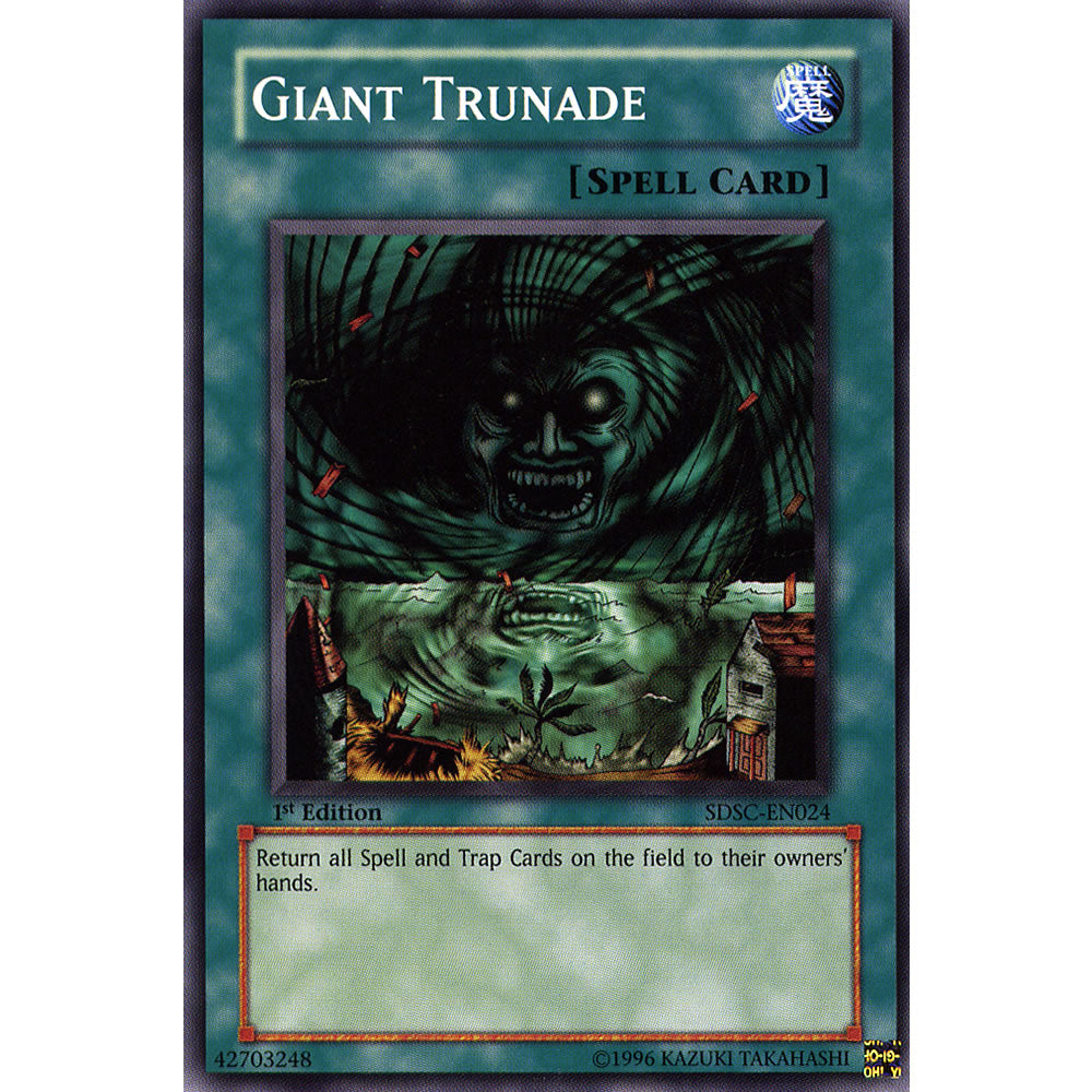 Giant Trunade SDSC-EN024 Yu-Gi-Oh! Card from the Spellcasters Command Set