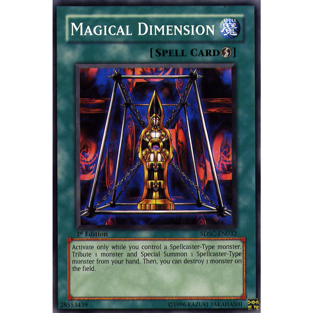 Magical Dimension SDSC-EN032 Yu-Gi-Oh! Card from the Spellcasters Command Set
