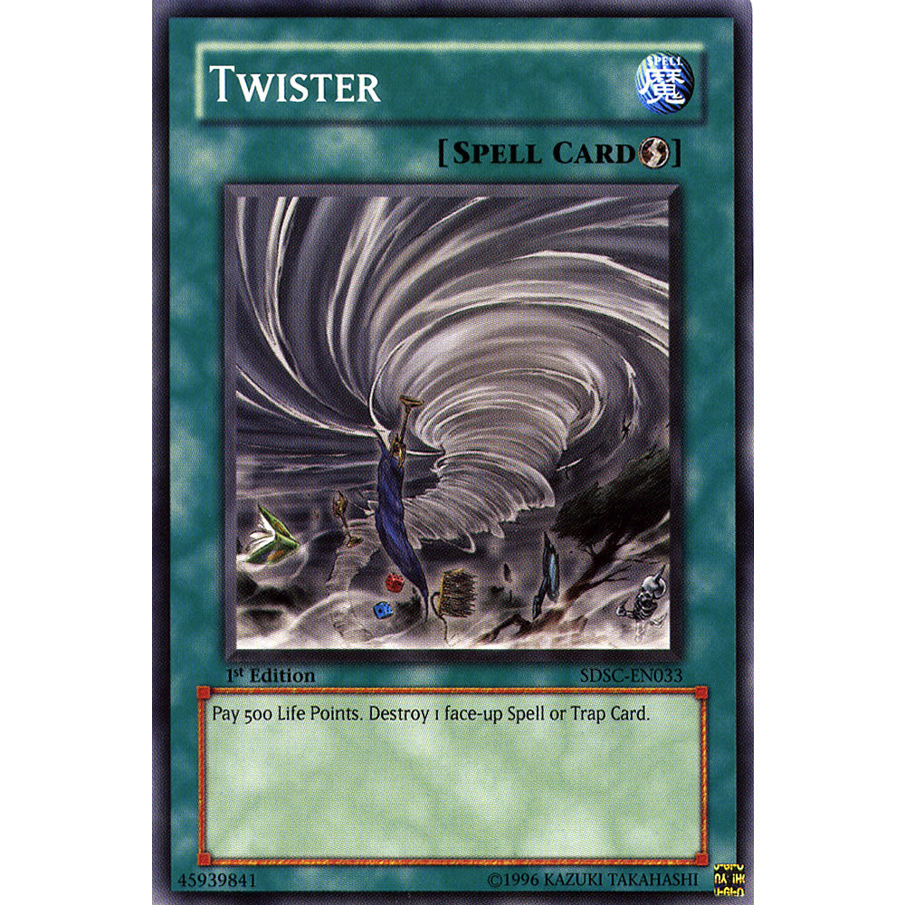 Twister SDSC-EN033 Yu-Gi-Oh! Card from the Spellcasters Command Set