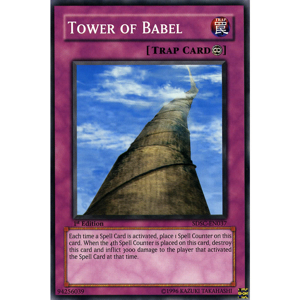 Tower of Babel SDSC-EN037 Yu-Gi-Oh! Card from the Spellcasters Command Set