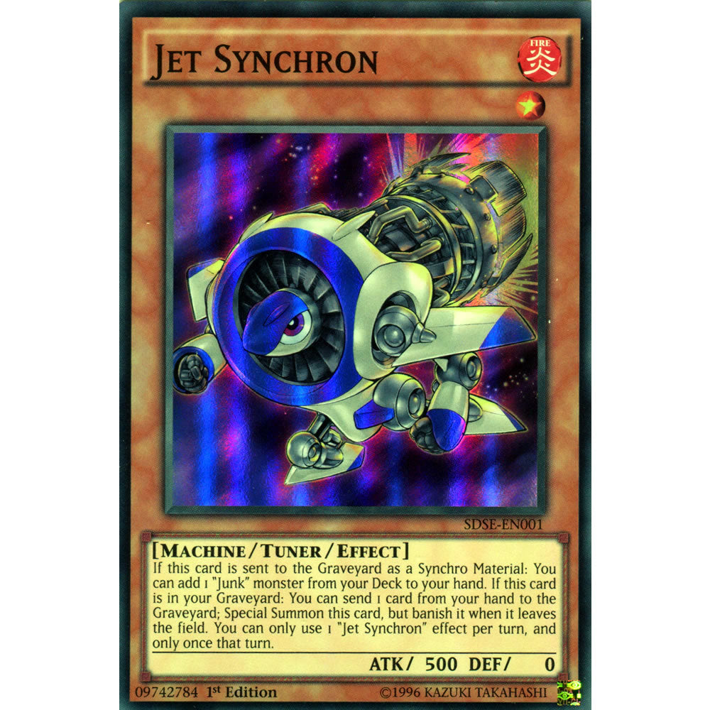 Jet Synchron SDSE-EN001 Yu-Gi-Oh! Card from the Synchron Extreme Set
