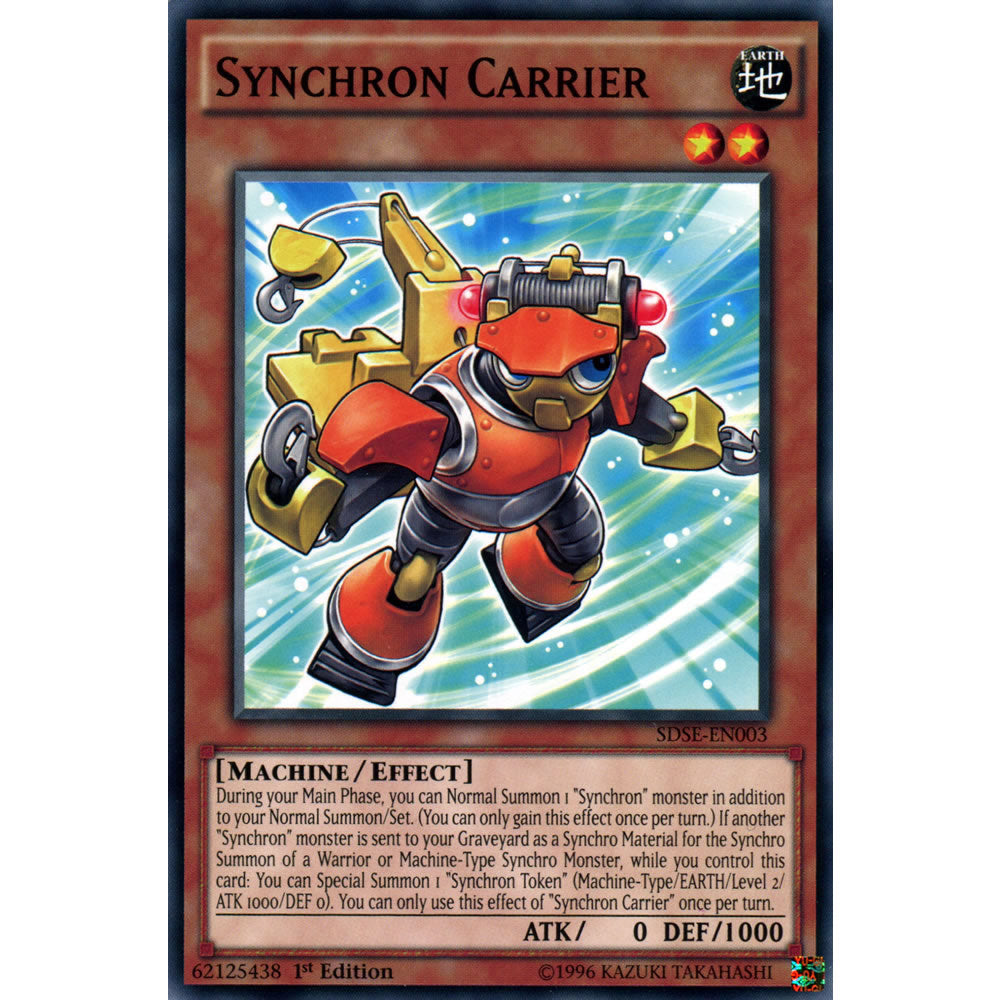 Synchron Carrier SDSE-EN003 Yu-Gi-Oh! Card from the Synchron Extreme Set