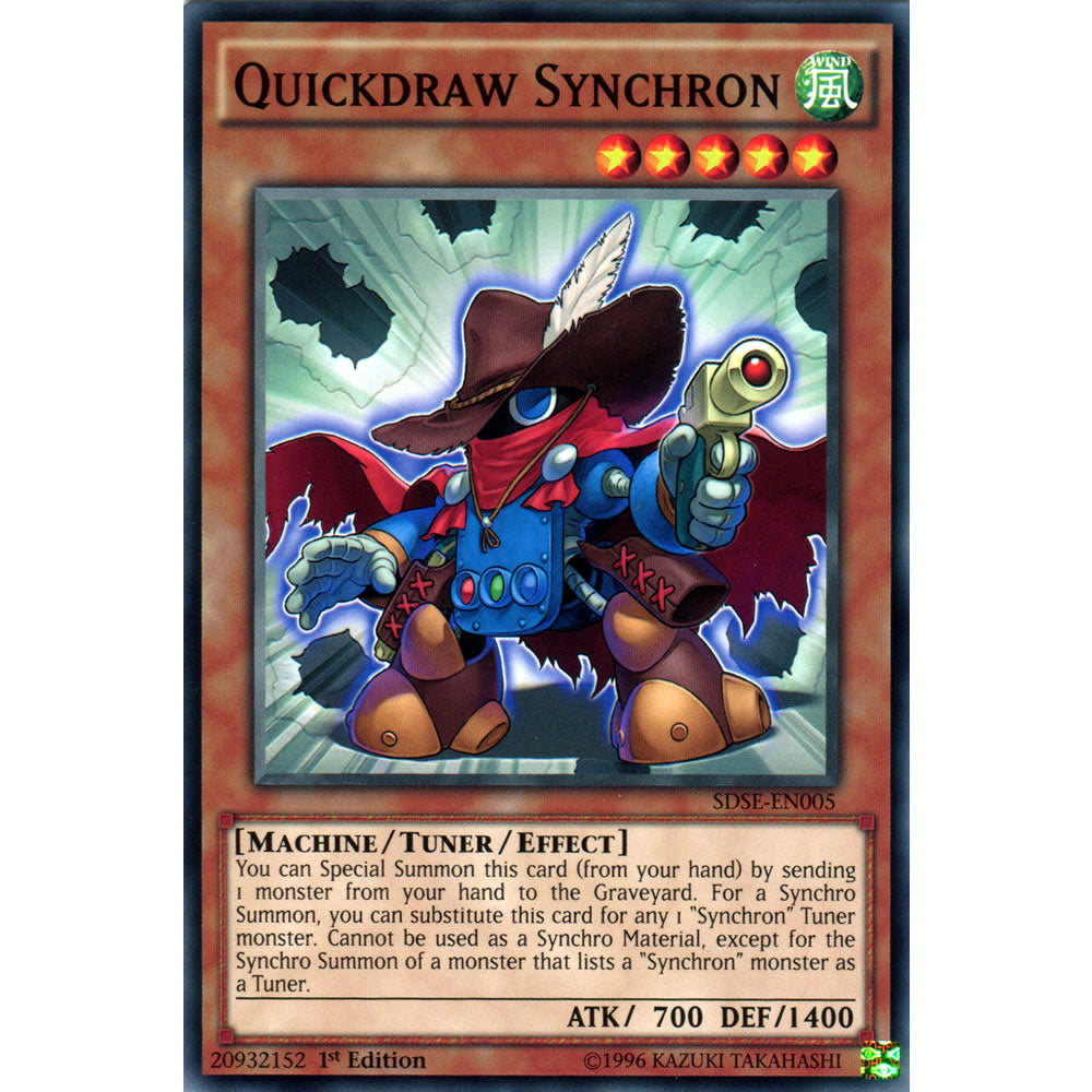 Quickdraw Synchron SDSE-EN005 Yu-Gi-Oh! Card from the Synchron Extreme Set