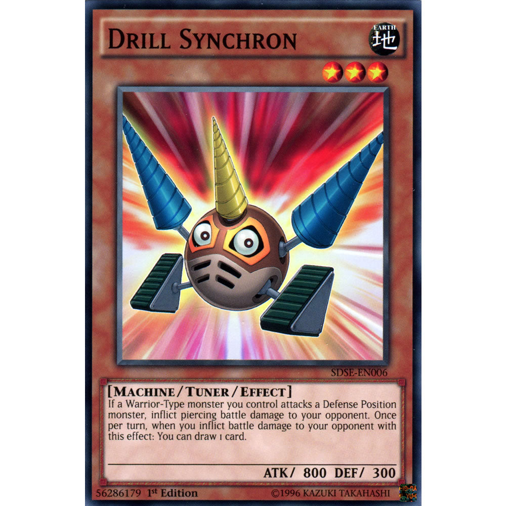 Drill Synchron SDSE-EN006 Yu-Gi-Oh! Card from the Synchron Extreme Set