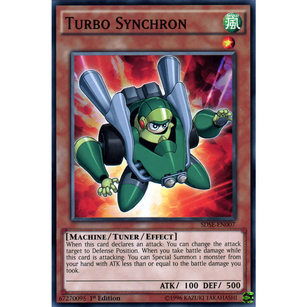 Turbo Synchron SDSE-EN007 Yu-Gi-Oh! Card from the Synchron Extreme Set