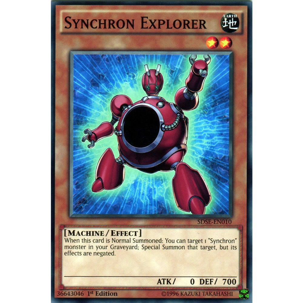 Synchron Explorer SDSE-EN010 Yu-Gi-Oh! Card from the Synchron Extreme Set