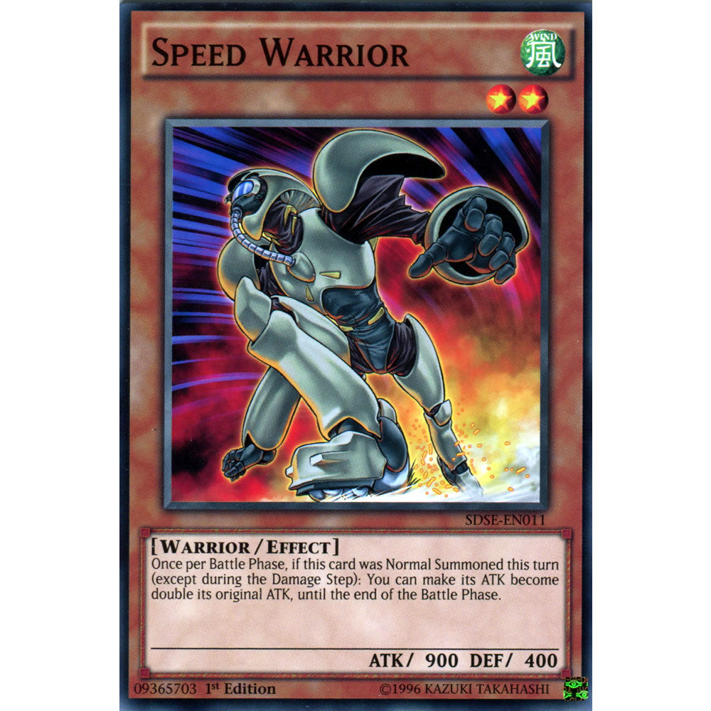 Speed Warrior SDSE-EN011 Yu-Gi-Oh! Card from the Synchron Extreme Set
