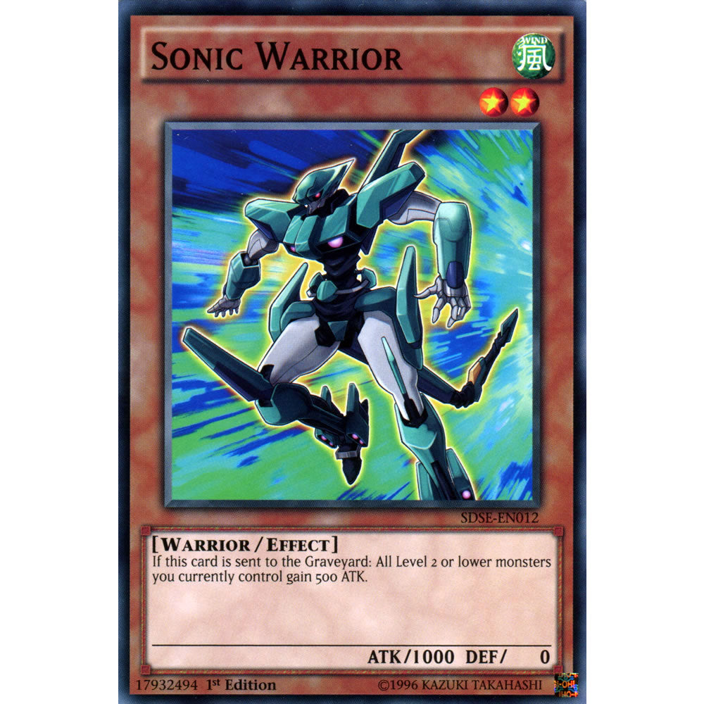 Sonic Warrior SDSE-EN012 Yu-Gi-Oh! Card from the Synchron Extreme Set