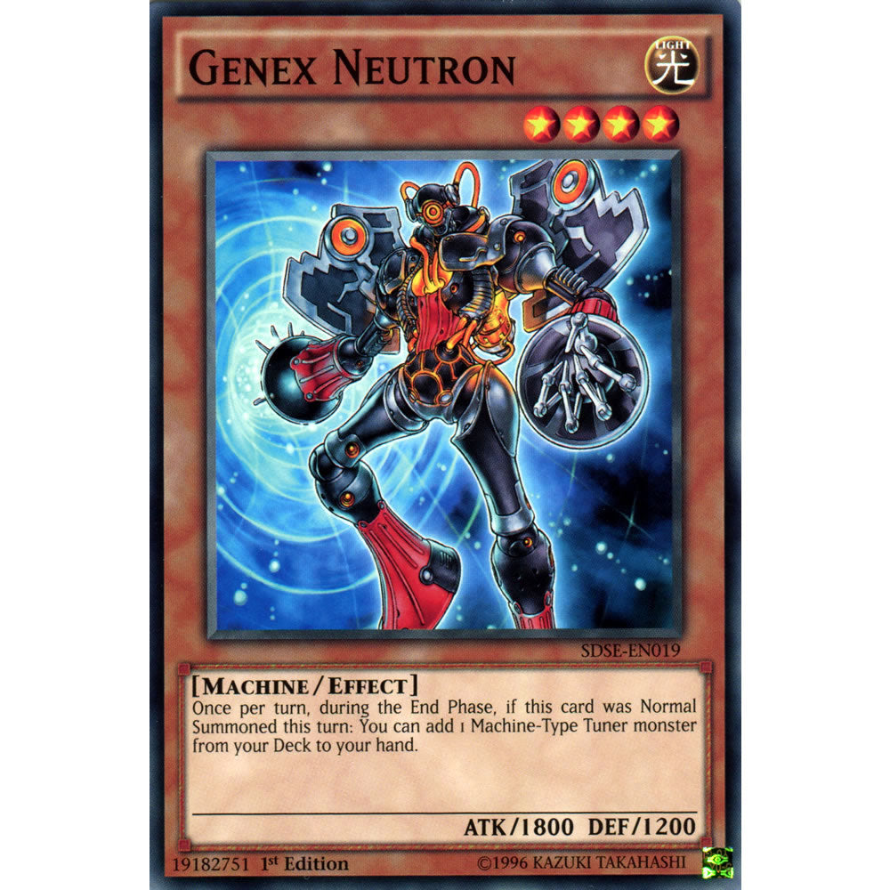 Genex Neutron SDSE-EN019 Yu-Gi-Oh! Card from the Synchron Extreme Set