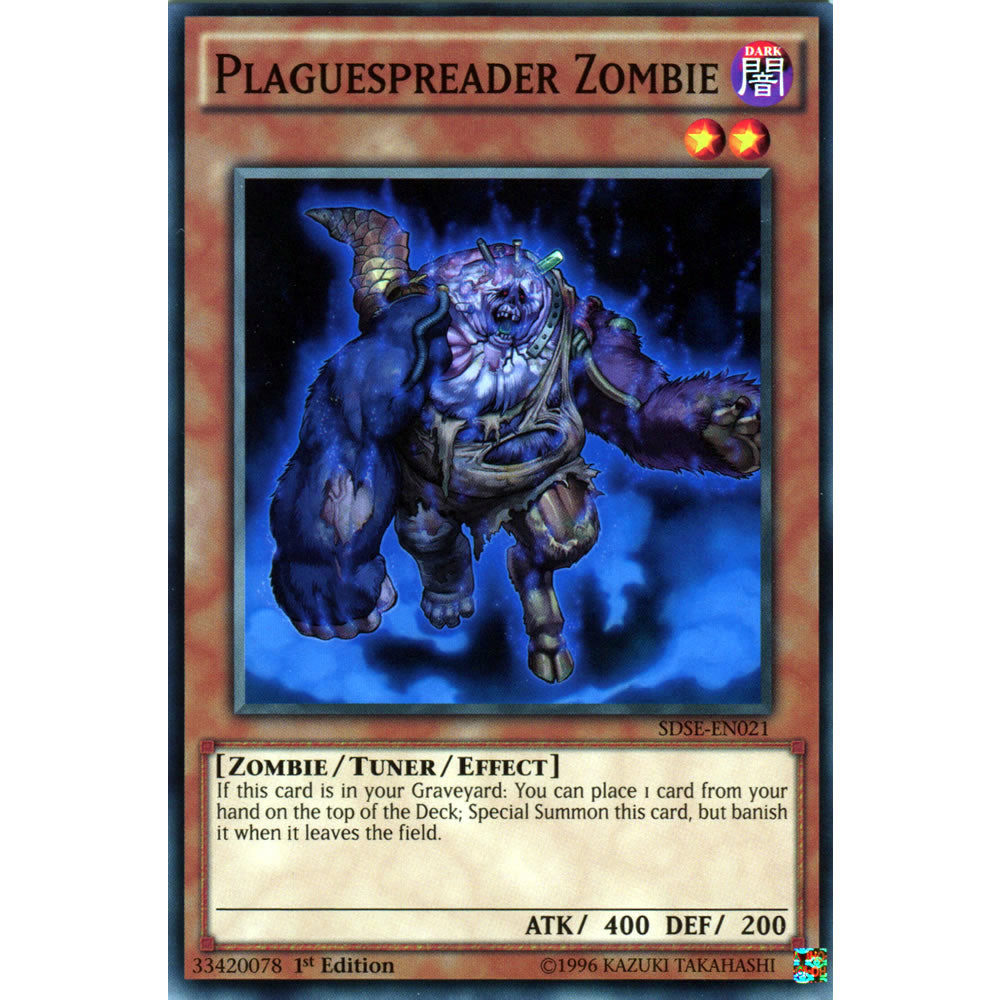 Plaguespreader Zombie SDSE-EN021 Yu-Gi-Oh! Card from the Synchron Extreme Set