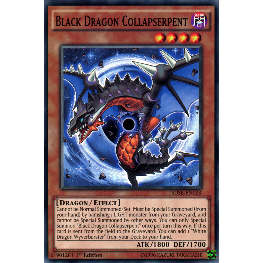 Black Dragon Collapserpent SDSE-EN023 Yu-Gi-Oh! Card from the Synchron Extreme Set
