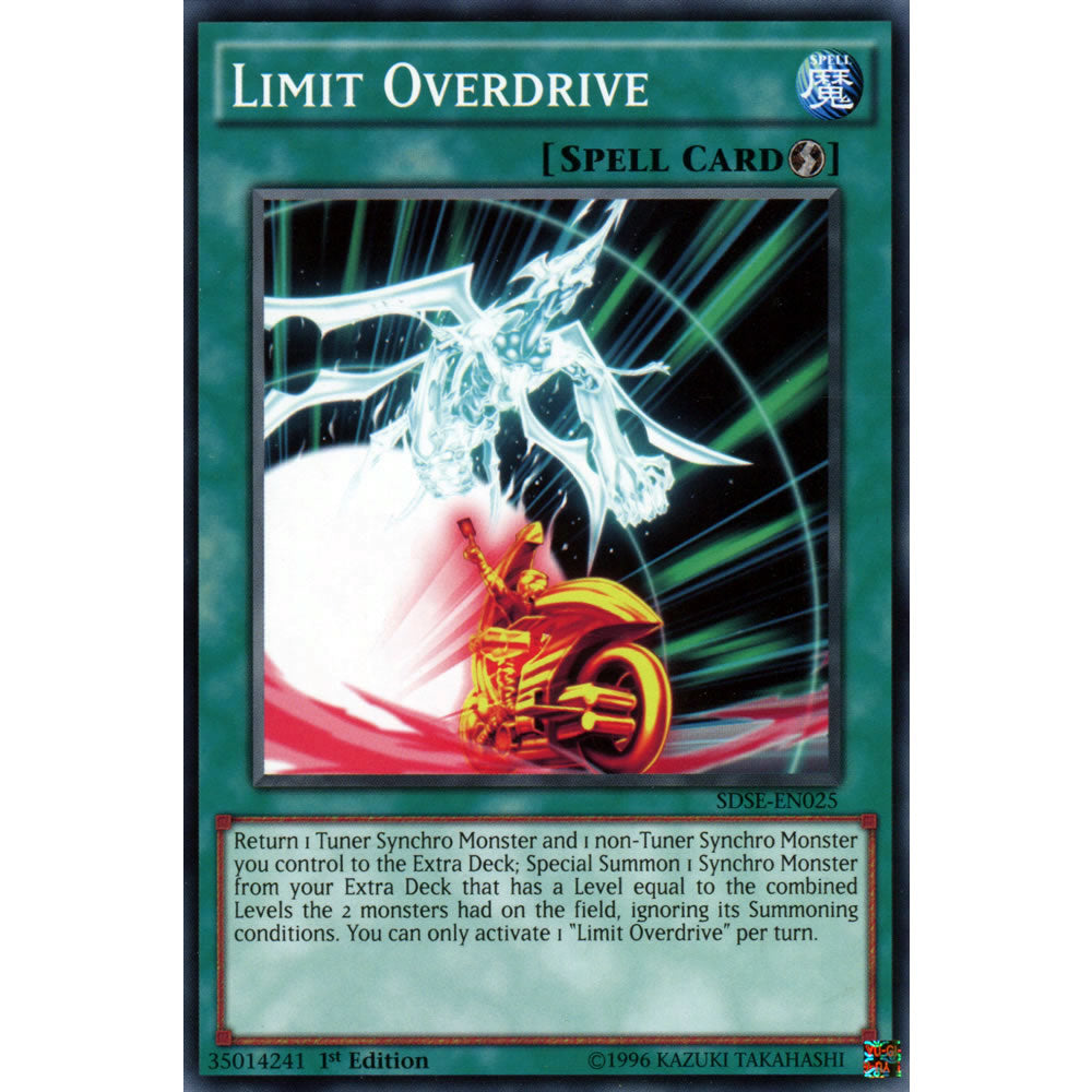 Limit Overdrive SDSE-EN025 Yu-Gi-Oh! Card from the Synchron Extreme Set