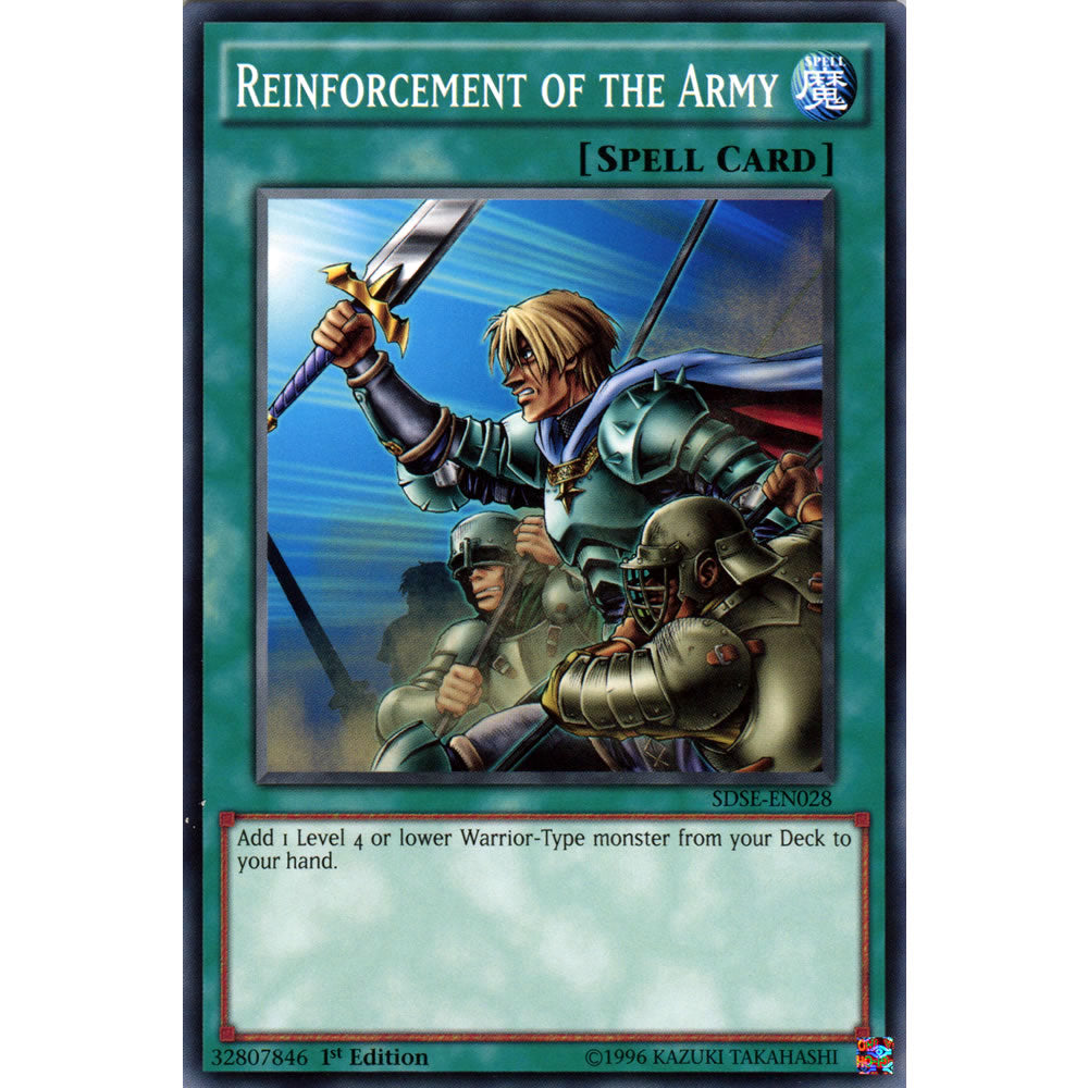Reinforcement of the Army SDSE-EN028 Yu-Gi-Oh! Card from the Synchron Extreme Set
