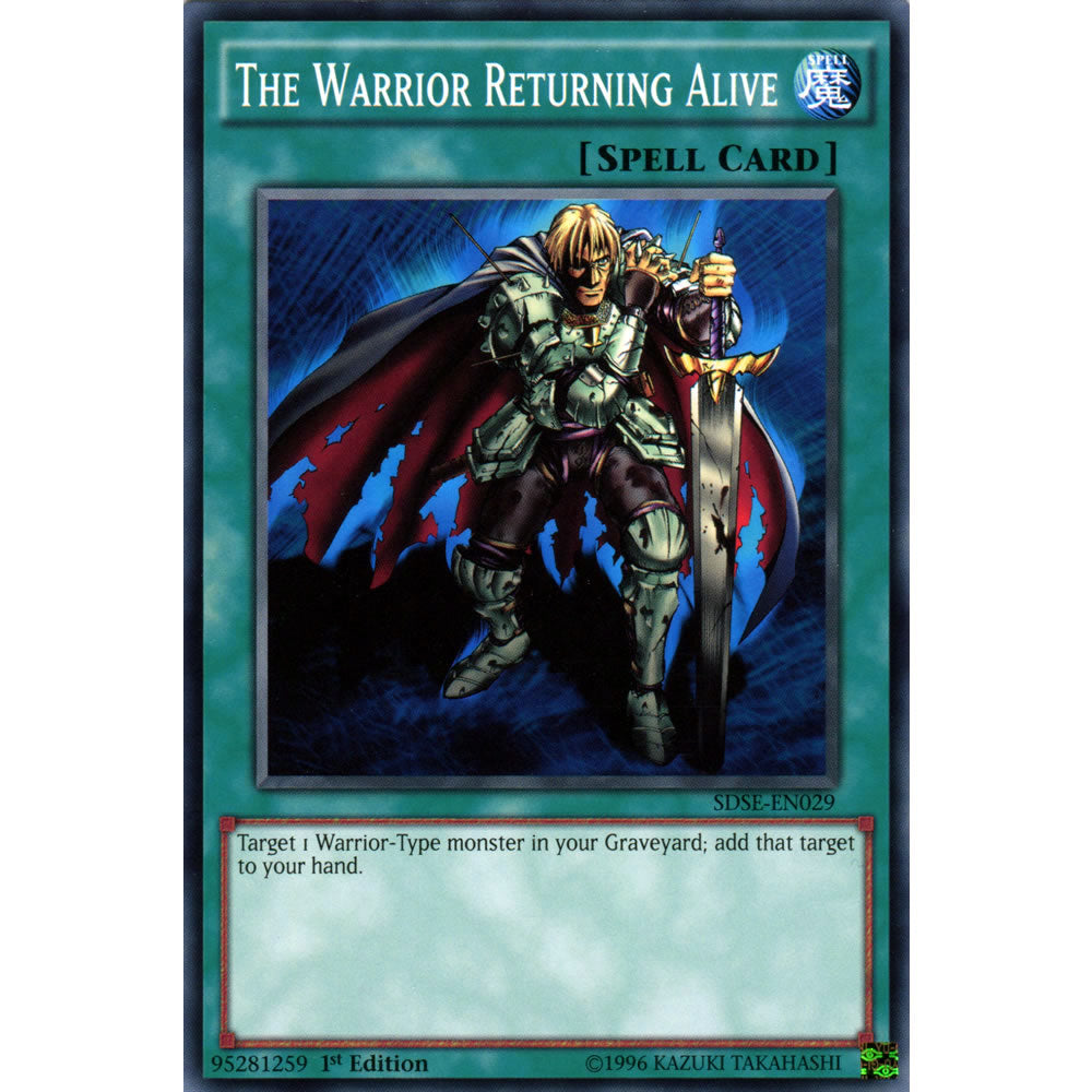 The Warrior Returning Alive SDSE-EN029 Yu-Gi-Oh! Card from the Synchron Extreme Set
