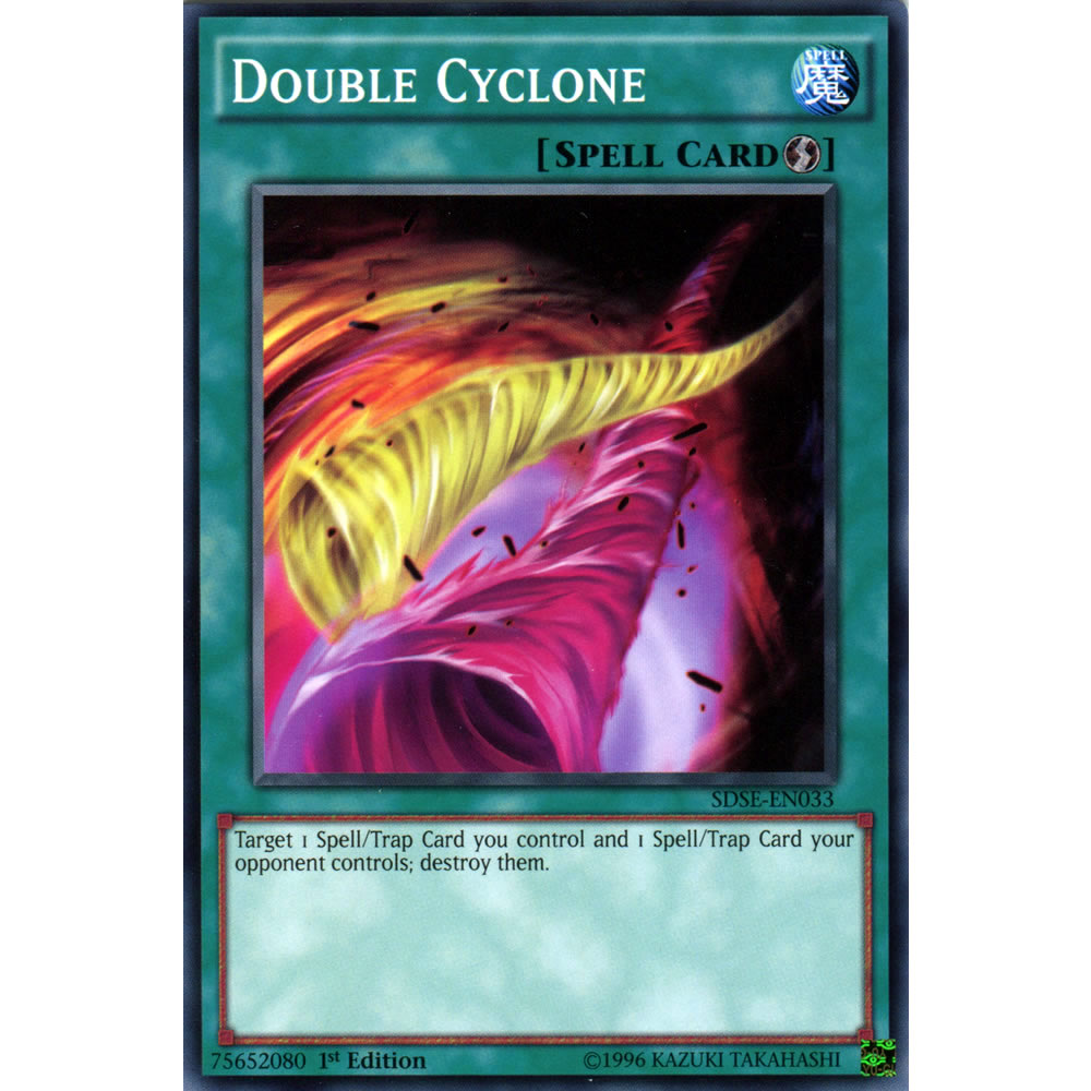 Double Cyclone SDSE-EN033 Yu-Gi-Oh! Card from the Synchron Extreme Set