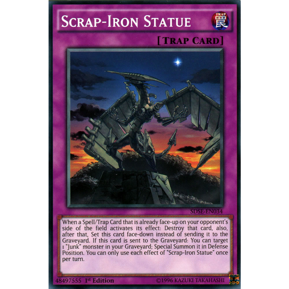 Scrap-Iron Statue SDSE-EN034 Yu-Gi-Oh! Card from the Synchron Extreme Set