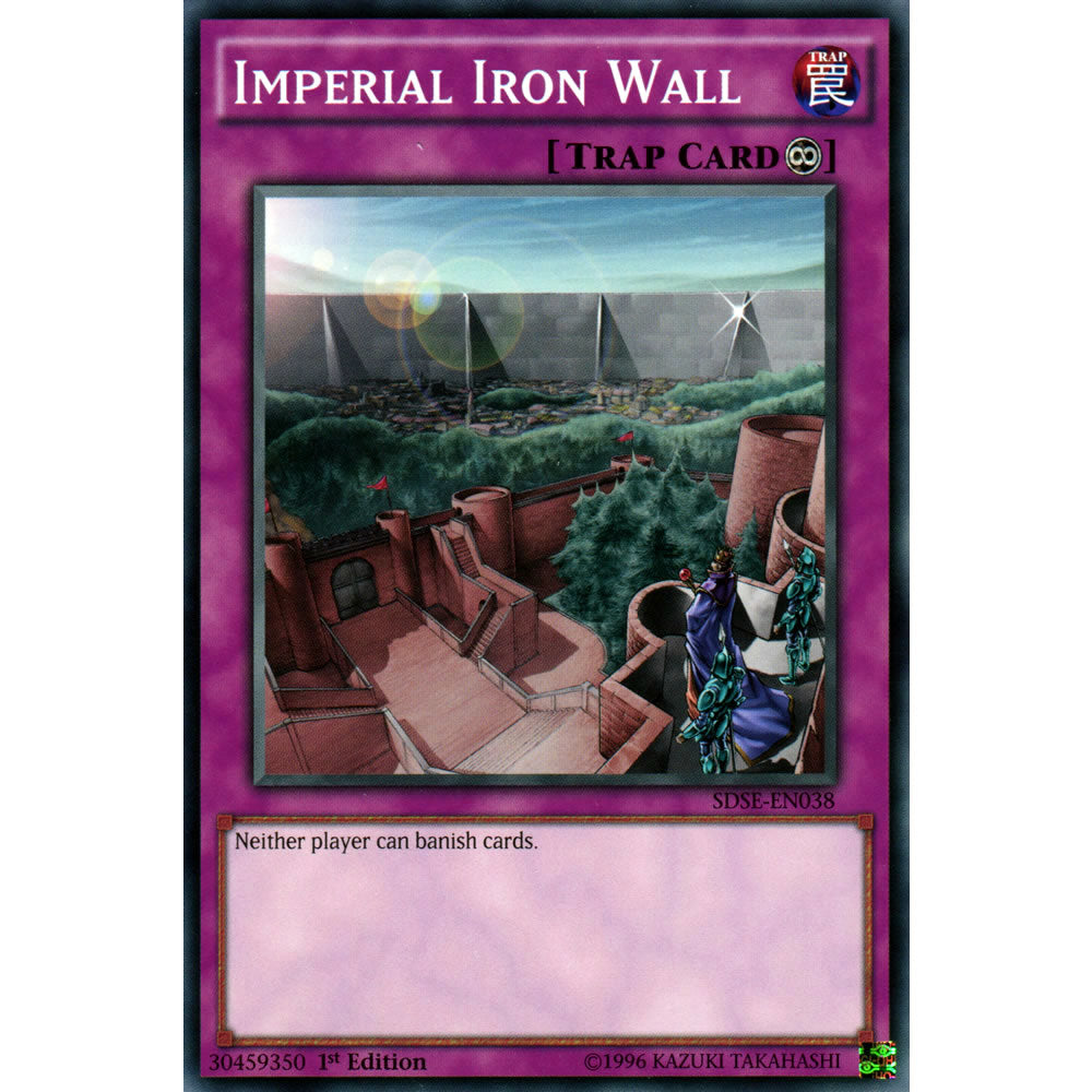 Imperial Iron Wall SDSE-EN038 Yu-Gi-Oh! Card from the Synchron Extreme Set