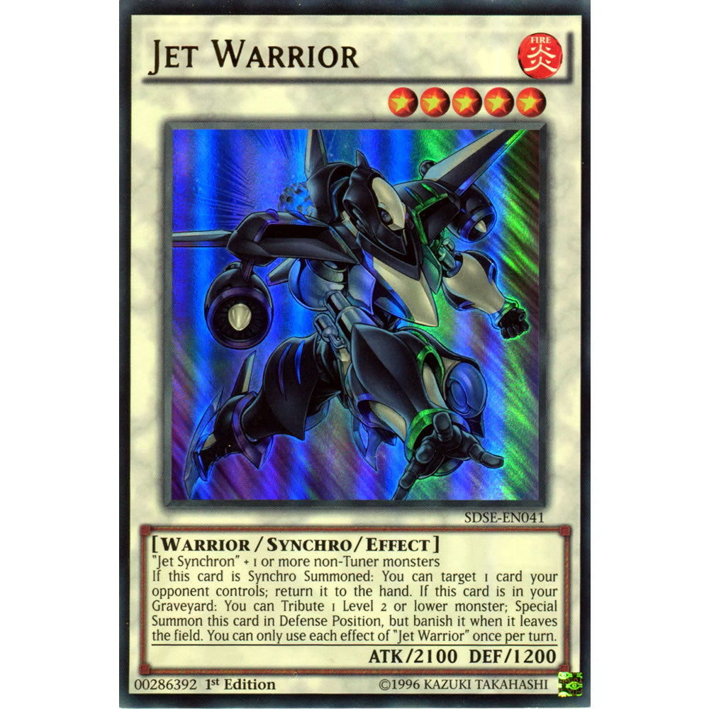 Jet Warrior SDSE-EN041 Yu-Gi-Oh! Card from the Synchron Extreme Set