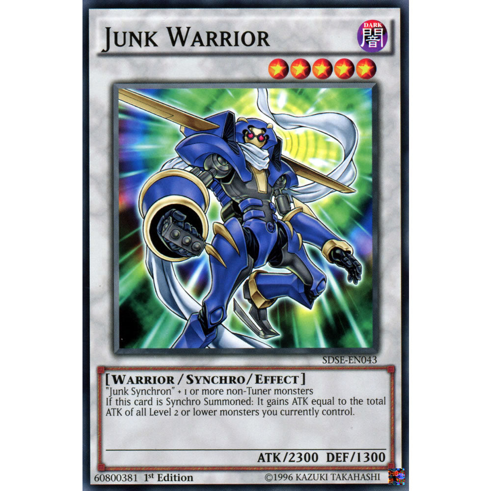 Junk Warrior SDSE-EN043 Yu-Gi-Oh! Card from the Synchron Extreme Set
