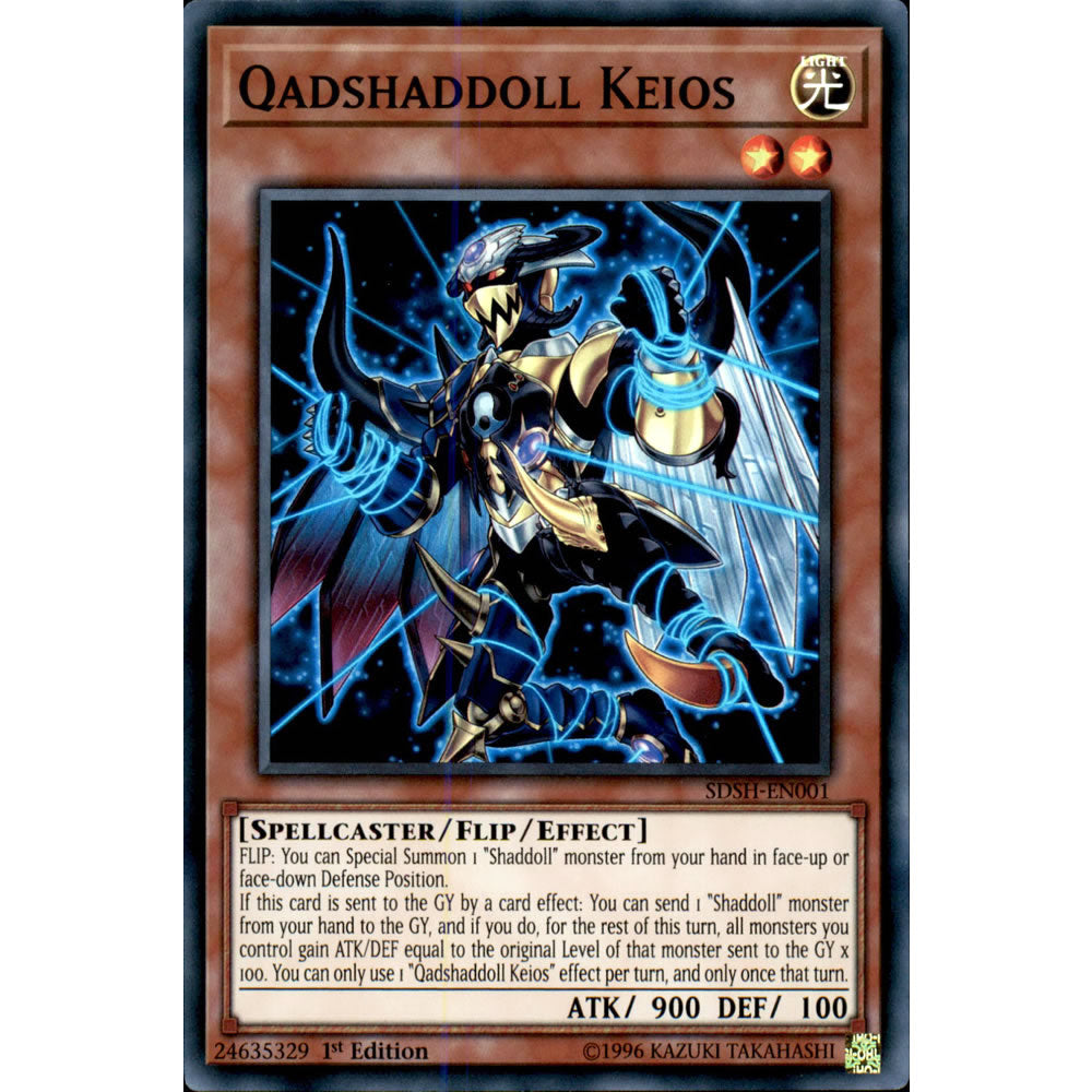Qadshaddoll Keios SDSH-EN001 Yu-Gi-Oh! Card from the Shaddoll Showdown Set