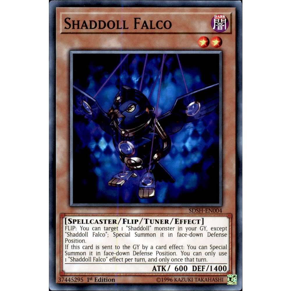 Shaddoll Falco SDSH-EN004 Yu-Gi-Oh! Card from the Shaddoll Showdown Set