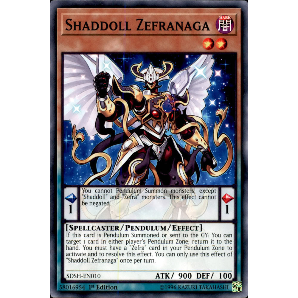 Shaddoll Zefranaga SDSH-EN010 Yu-Gi-Oh! Card from the Shaddoll Showdown Set