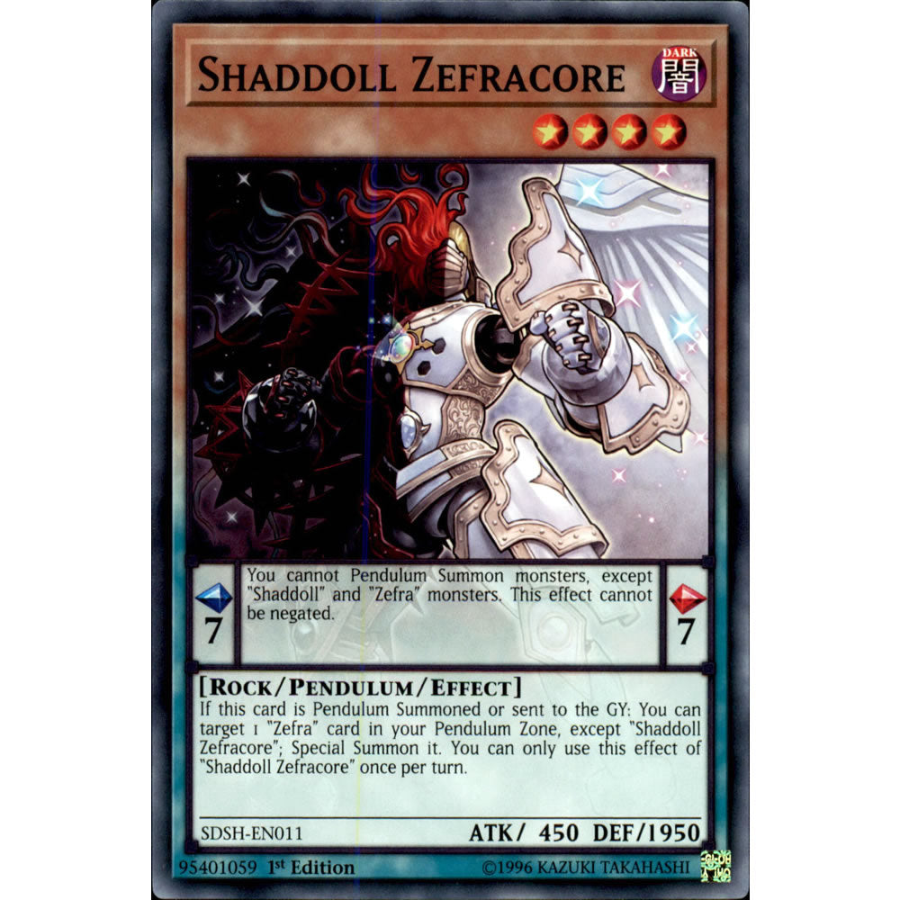 Shaddoll Zefracore SDSH-EN011 Yu-Gi-Oh! Card from the Shaddoll Showdown Set