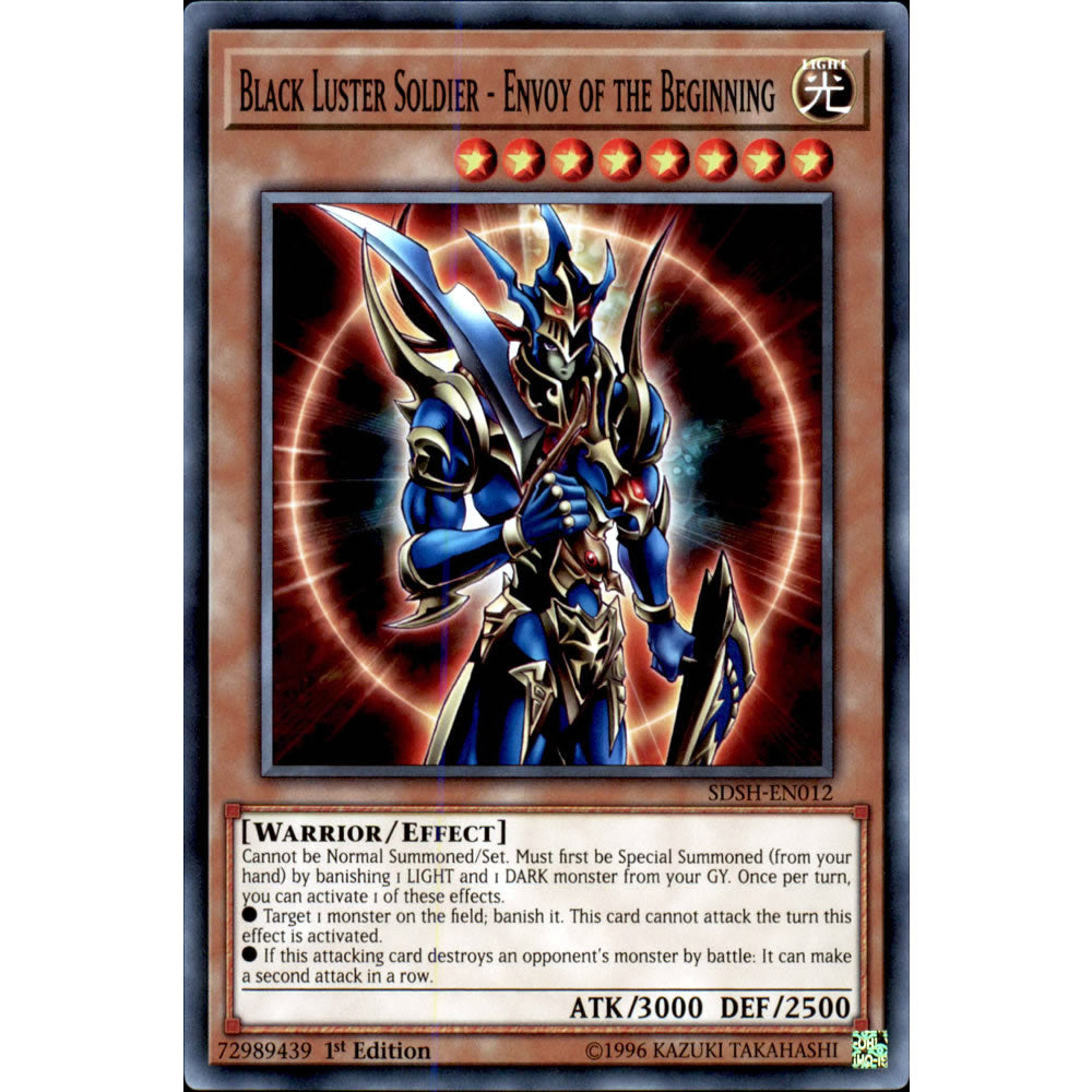 Black Luster Soldier - Envoy of the Beginning SDSH-EN012 Yu-Gi-Oh! Card from the Shaddoll Showdown Set