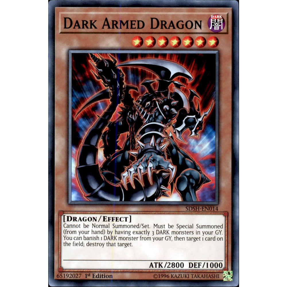 Dark Armed Dragon SDSH-EN014 Yu-Gi-Oh! Card from the Shaddoll Showdown Set