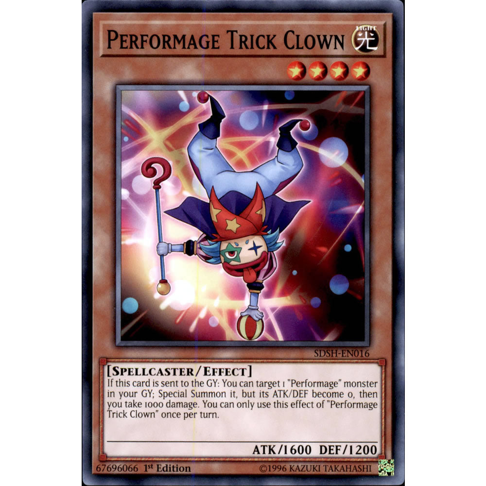 Performage Trick Clown SDSH-EN016 Yu-Gi-Oh! Card from the Shaddoll Showdown Set