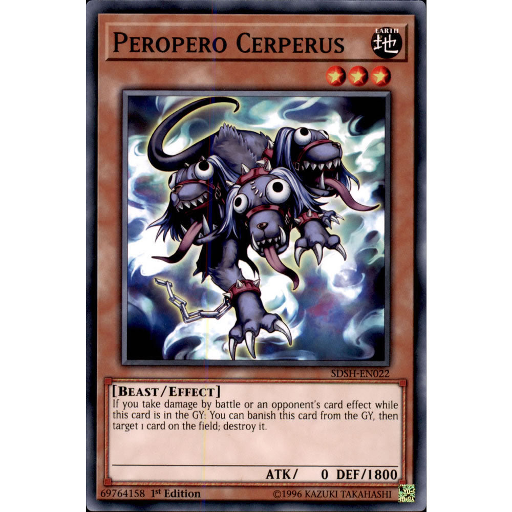 Peropero Cerperus SDSH-EN022 Yu-Gi-Oh! Card from the Shaddoll Showdown Set