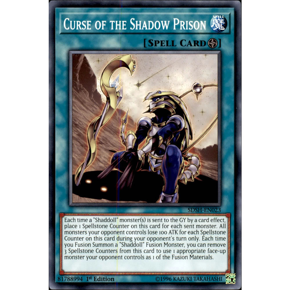 Curse of the Shadow Prison SDSH-EN023 Yu-Gi-Oh! Card from the Shaddoll Showdown Set