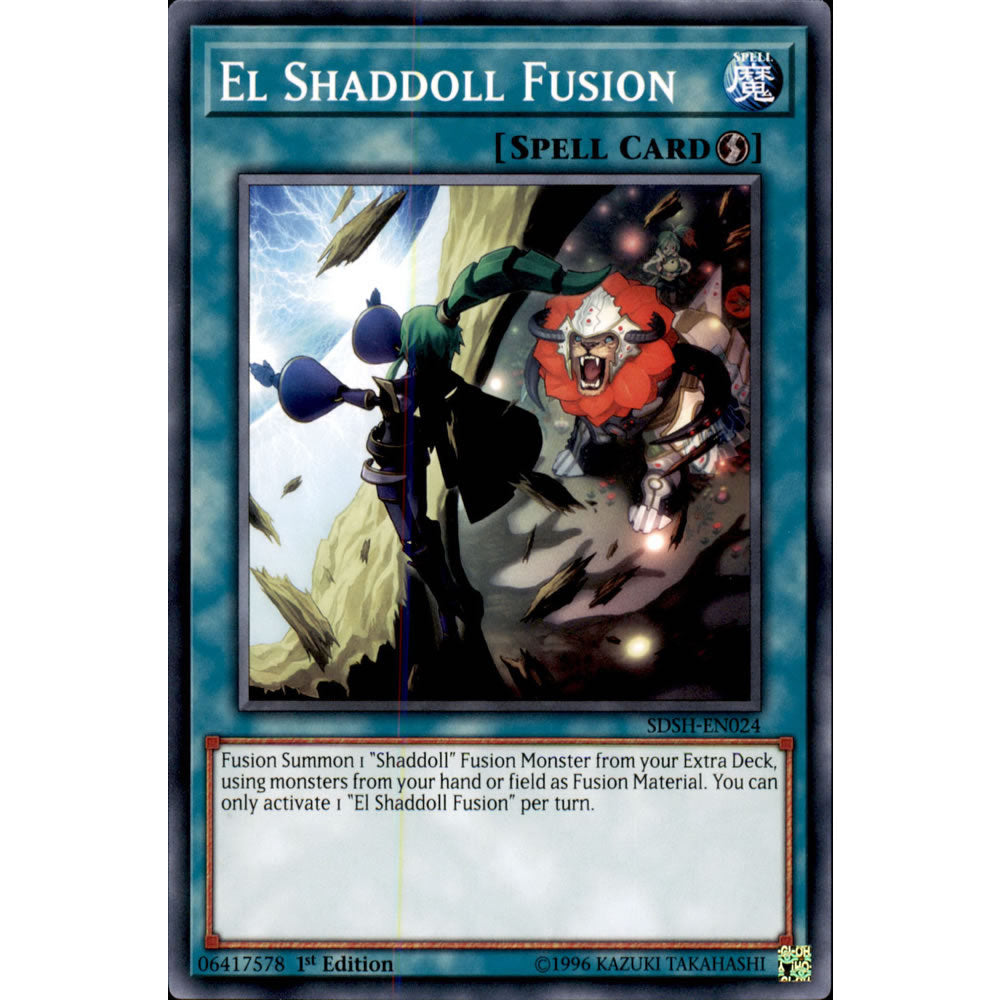 El Shaddoll Fusion SDSH-EN024 Yu-Gi-Oh! Card from the Shaddoll Showdown Set