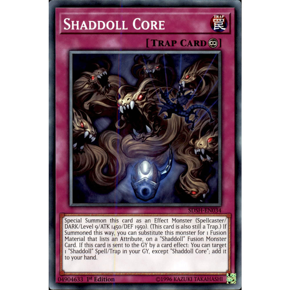 Shaddoll Core SDSH-EN034 Yu-Gi-Oh! Card from the Shaddoll Showdown Set
