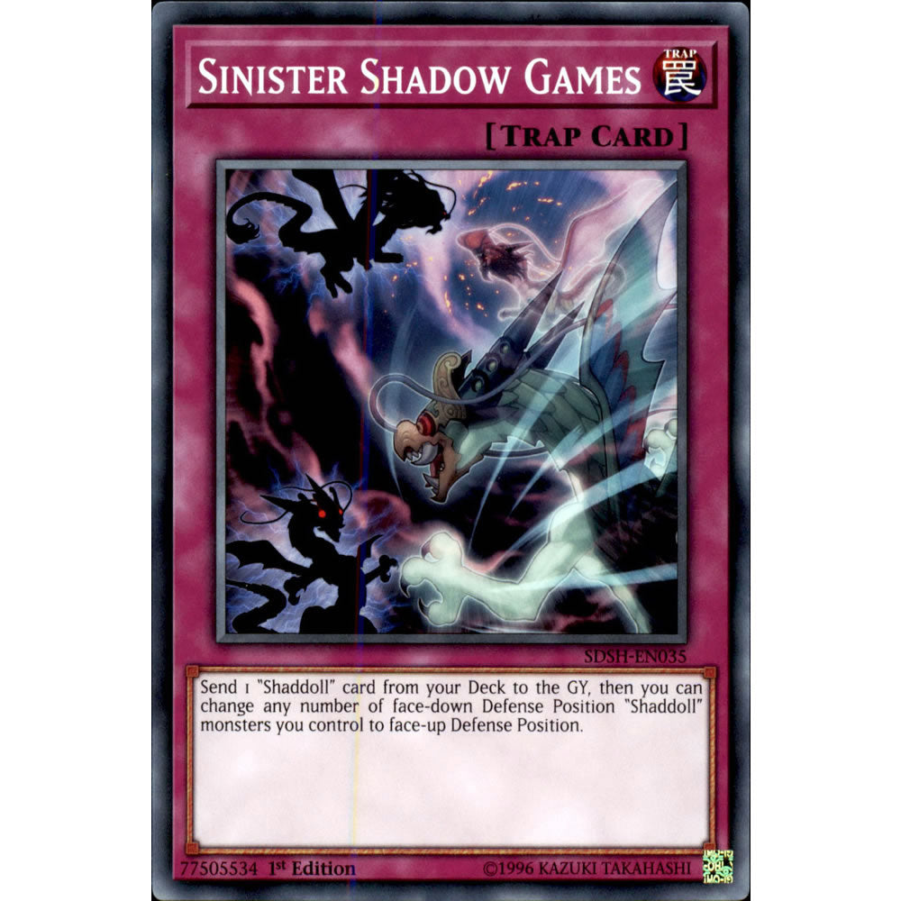 Sinister Shadow Games SDSH-EN035 Yu-Gi-Oh! Card from the Shaddoll Showdown Set